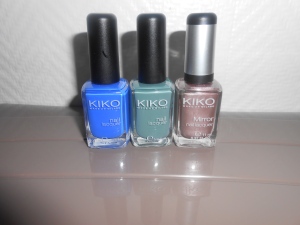 De gauche à droite: 336, 346 et 630 de Kiko
